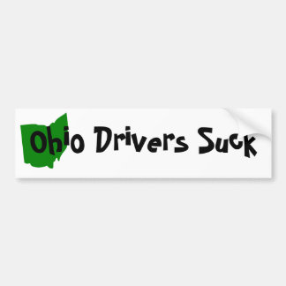 Ohio Drivers Suck Bumper Sticker