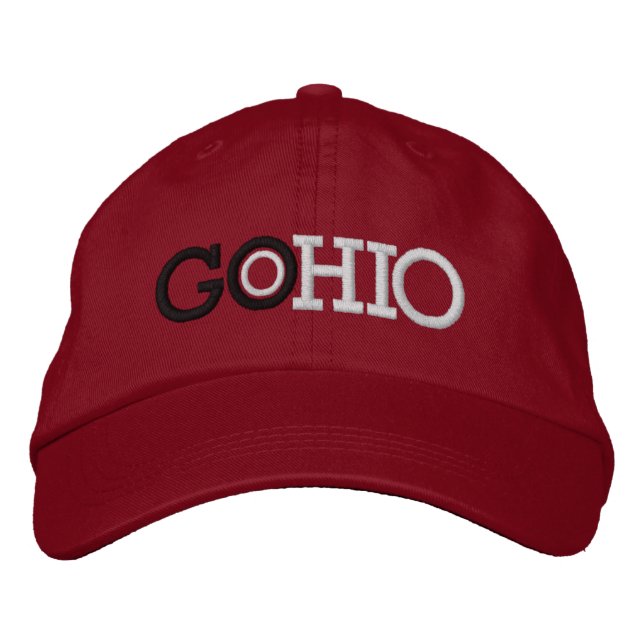 OHIO EMBROIDERED BASEBALL HAT (Front)