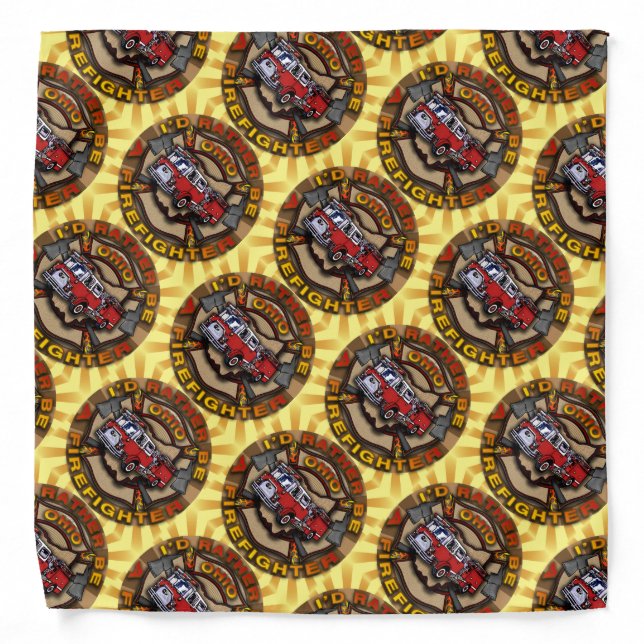Ohio Firefighter Bandana (Front)