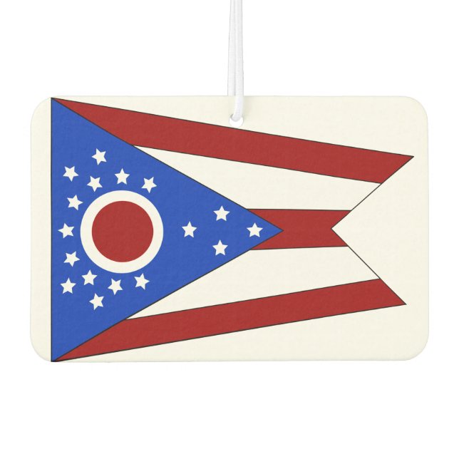 Ohio flag air freshener (Front)