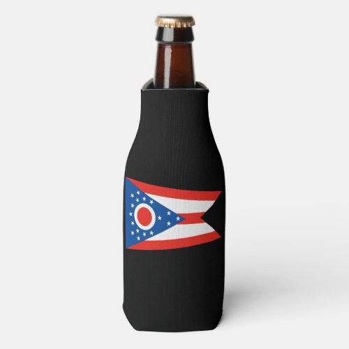 OHIO Flag Bottle Cooler