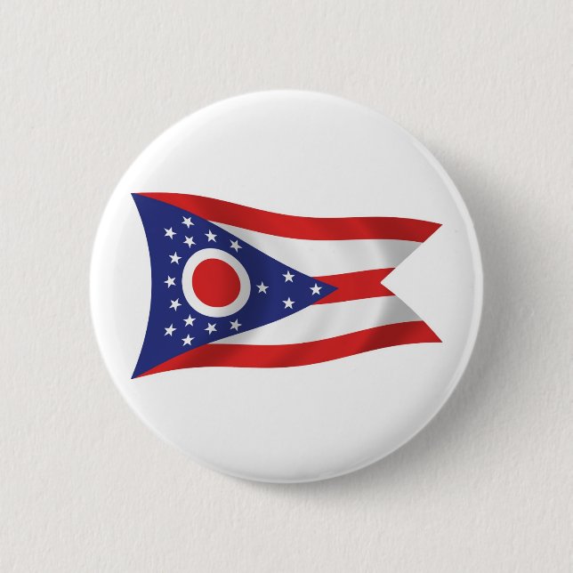 Ohio Flag Button (Front)