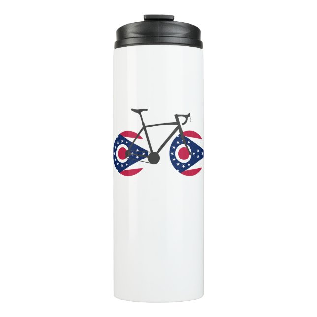 Ohio Flag Cycling Thermal Tumbler (Front)