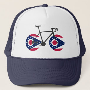Ohio Flag Cycling Trucker Hat
