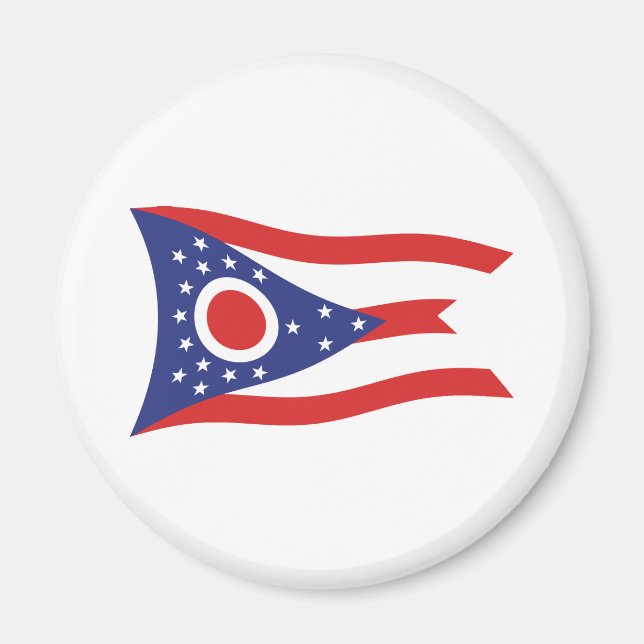 Ohio Flag Magnet (Front)