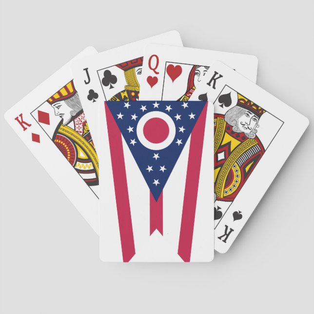 OHIO FLAG POKER CARDS (Back)