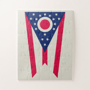 Ohio Flag: The Buckeye State Banner Jigsaw Puzzle
