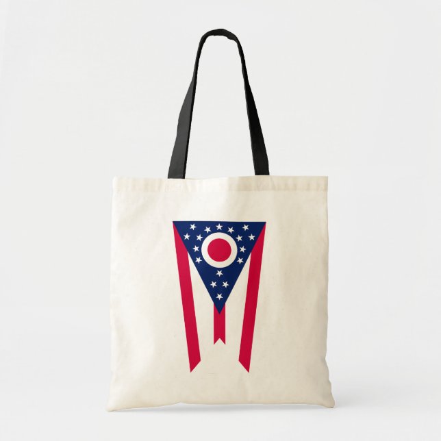 Ohio Flag: The Buckeye State Banner Tote Bag (Front)