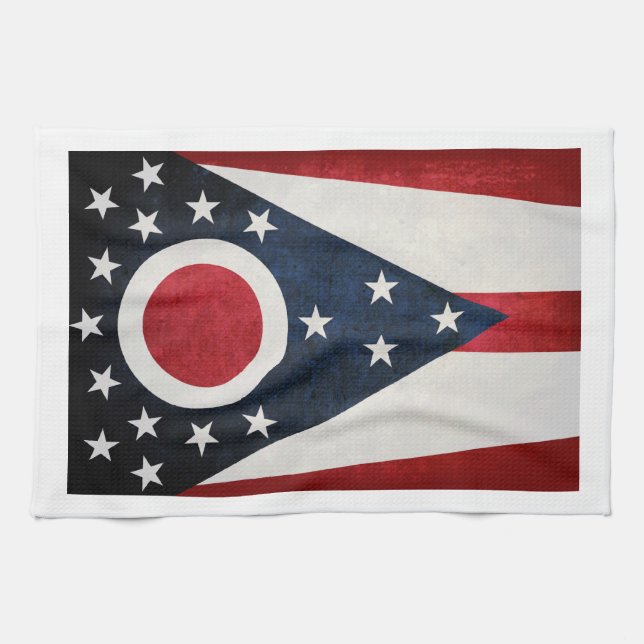 Ohio Flag Towel (Horizontal)