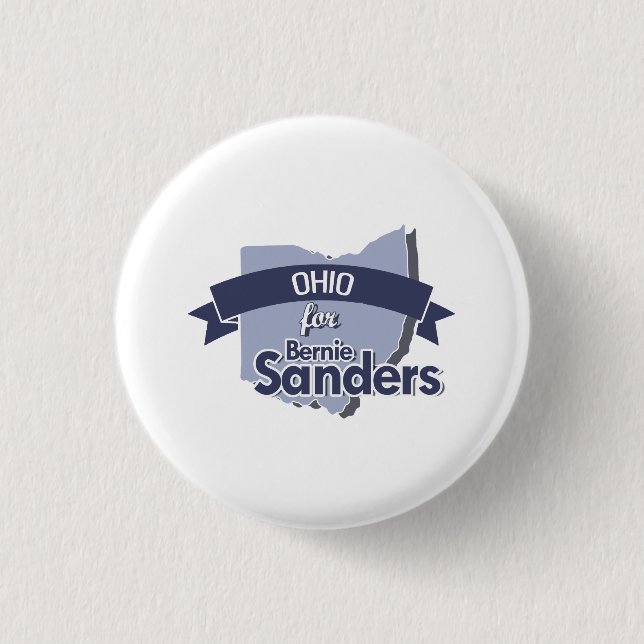 Ohio for Bernie Sanders Button (Front)