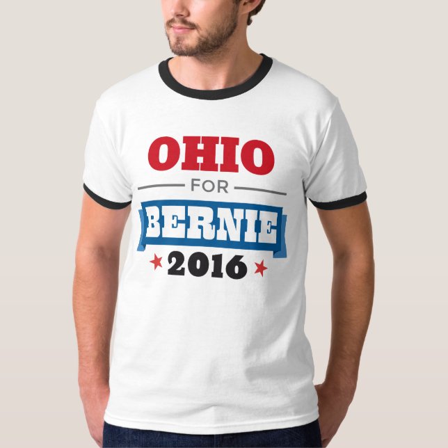OHIO FOR BERNIE SANDERS T-Shirt (Front)