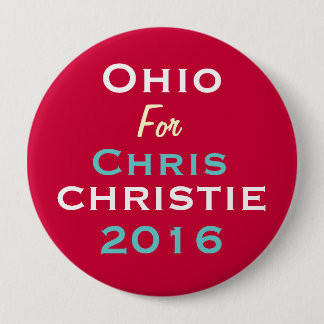 Ohio For Chris CHRISTIE 2016 Caampaign Button