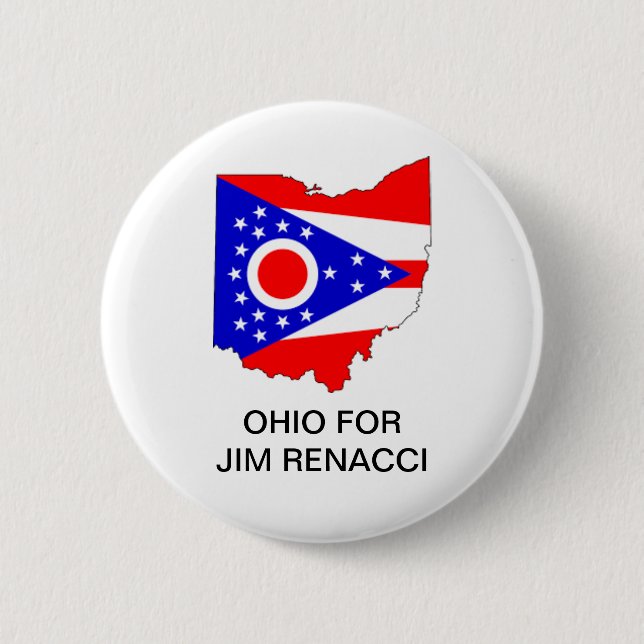 OHIO for Jim Renacci  GOVERNOR Button (Front)