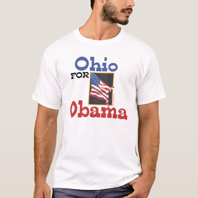 Ohio for Obama Tee Shirt (Front)