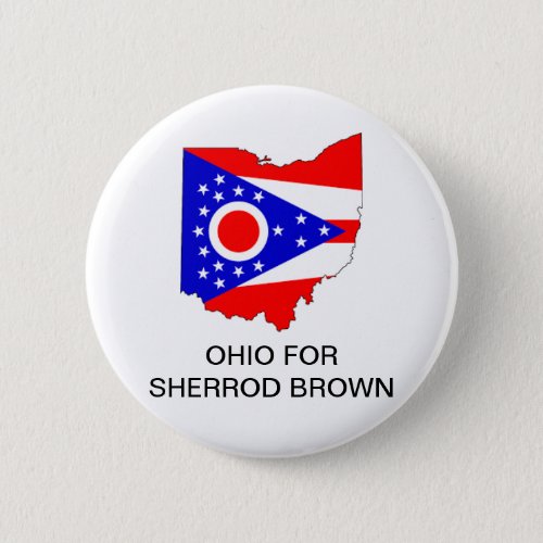 OHIO for Sherrod Brown SENATE Button