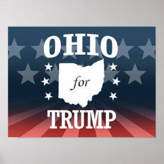 OHIO FOR TRUMP POSTER