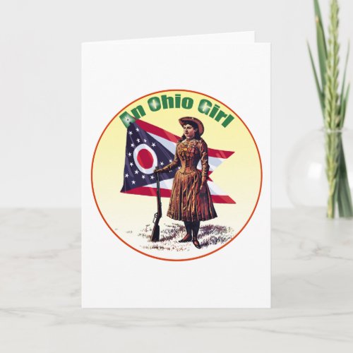 Ohio Girl Annie Oakley Card