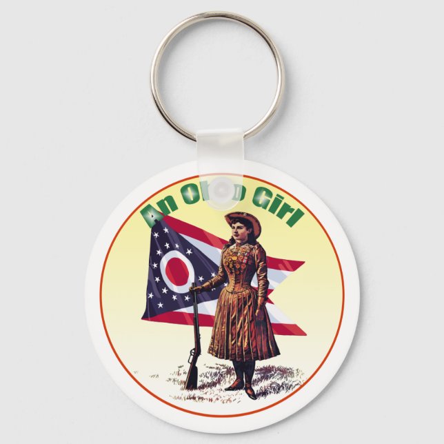 Ohio Girl, Annie Oakley Keychain (Front)