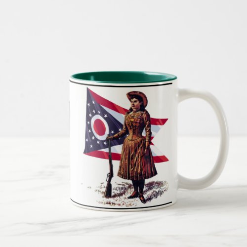 Ohio Girl Annie Oakley Two_Tone Coffee Mug