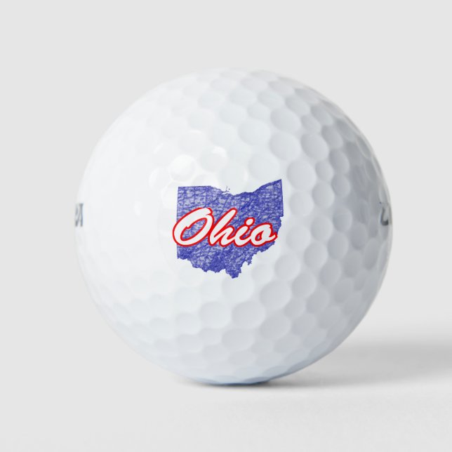 Ohio Golf Balls (Front)