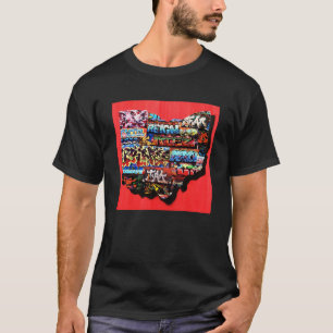 Ohio graffiti t shirt