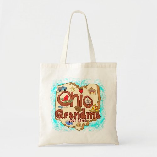 Ohio Grandma custom name   Tote Bag