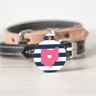 Ohio Heart Pet ID Tag