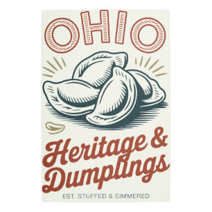 Ohio Heritage & Dumplings Sign