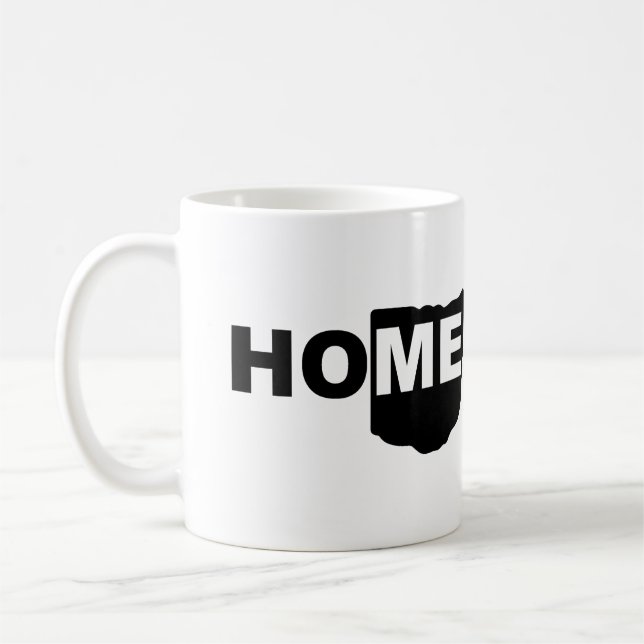 Ohio Home Away From State Mug or Travel Mug (Left)