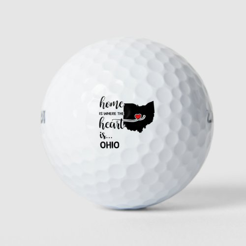 Ohio home is where the heart is golf balls