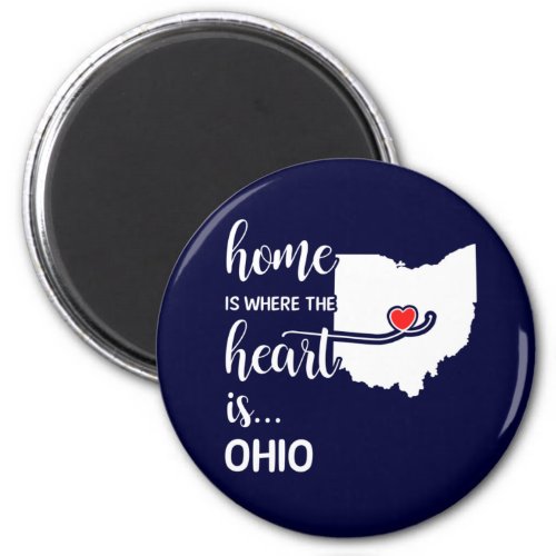 Ohio home is where the heart is magnet