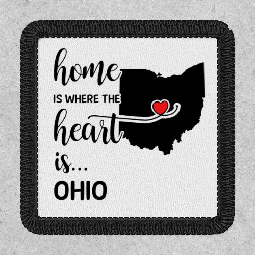 Ohio home is where the heart is patch