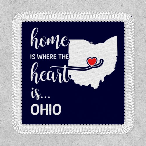 Ohio home is where the heart is patch