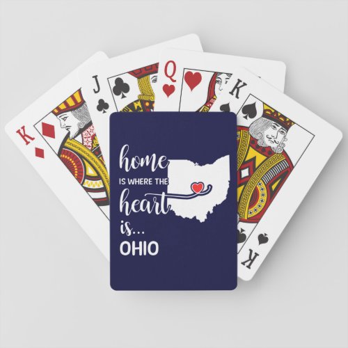 Ohio home is where the heart is poker cards