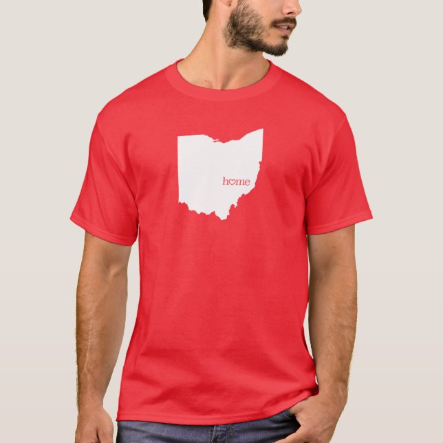 Ohio Home State OH T-Shirt (Front)