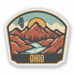 Ohio, Illinois Sticker