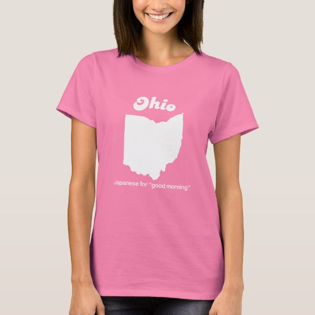 Ohio - Japanese for good morning T-shirt (Front)