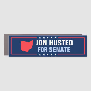Ohio Jon Husted for Senate Bumper Car Magnet