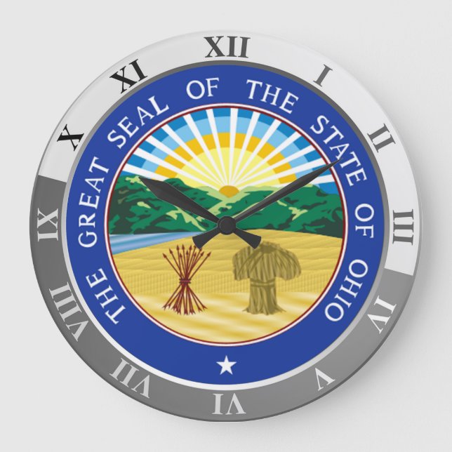 Ohio Large Clock (Front)