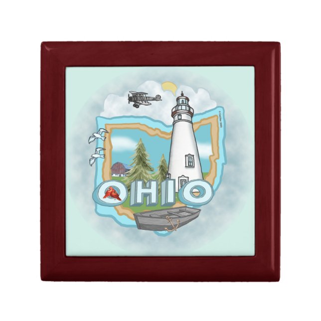 Ohio Lighthouse Gift Box (Front)
