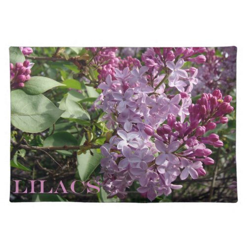 Ohio Lilacs In Spring Cloth Placemat