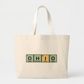 Ohio made of Elements Large Tote Bag