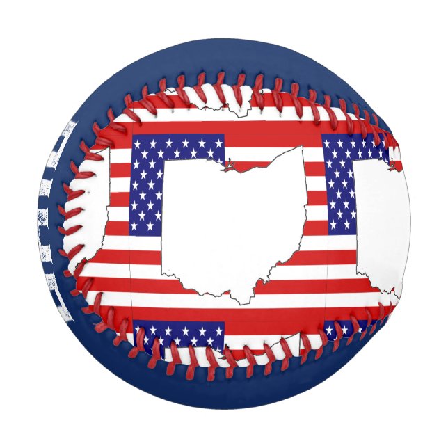 OHIO MAP BASEBALL (Front Left)