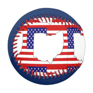OHIO MAP BASEBALL