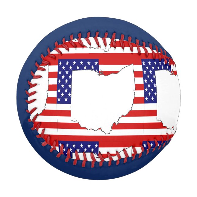 OHIO MAP BASEBALL (Front Left)