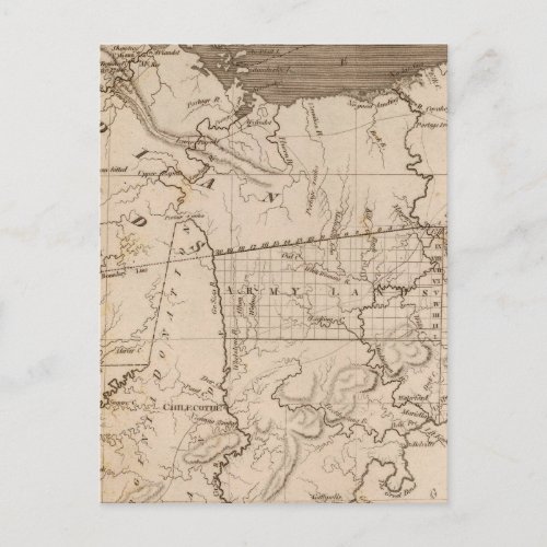 Ohio Map by Arrowsmith Postcard