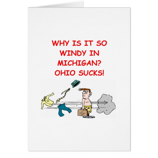 ohio michigan joke cards (Front)