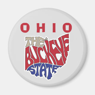 Ohio Nickname Word Art  Magnet