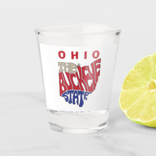 Ohio Nickname Word Art Shot Glass