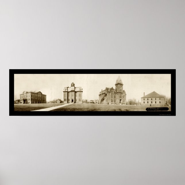 Ohio Northern University Ada Photo 1912 Poster (Front)